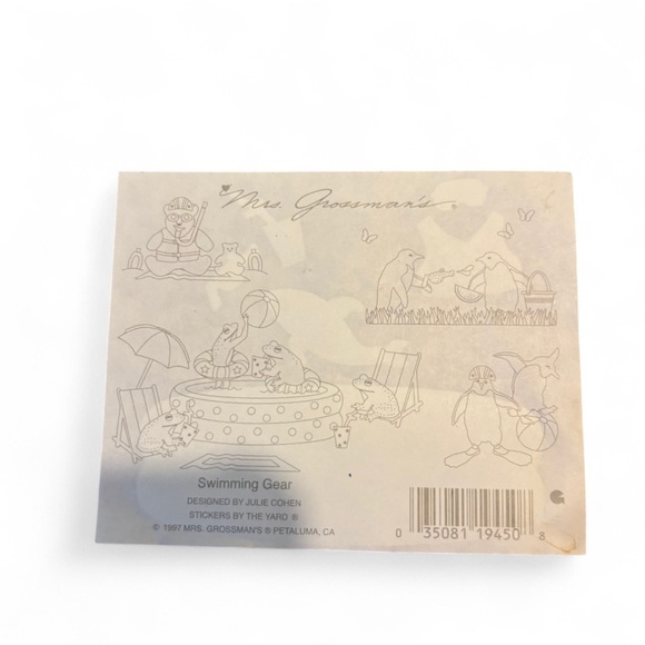 Vintage Mrs. Grossman Misc. Scrapbook Sticker Lot Travel Birthday Auto - Picture 10 of 11